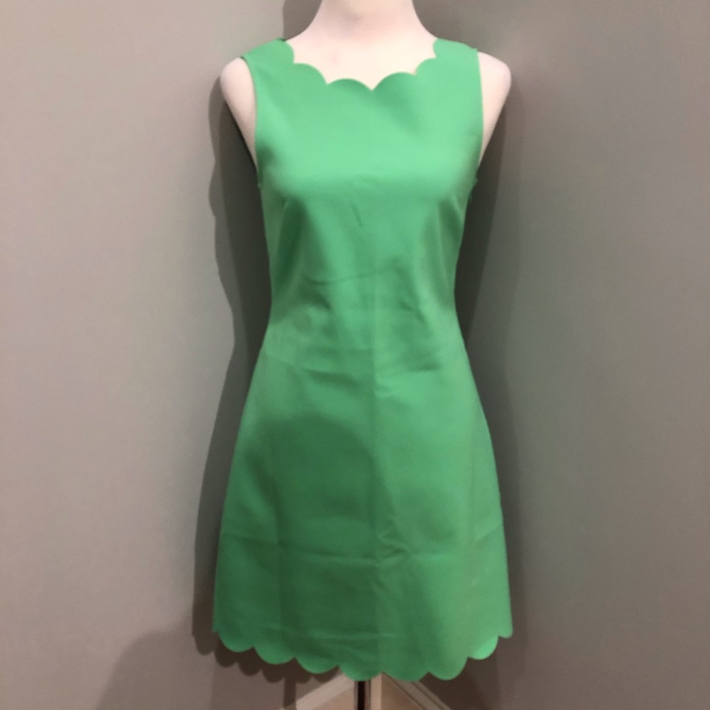 NWT, JCrew Green Scallop Dress, 2